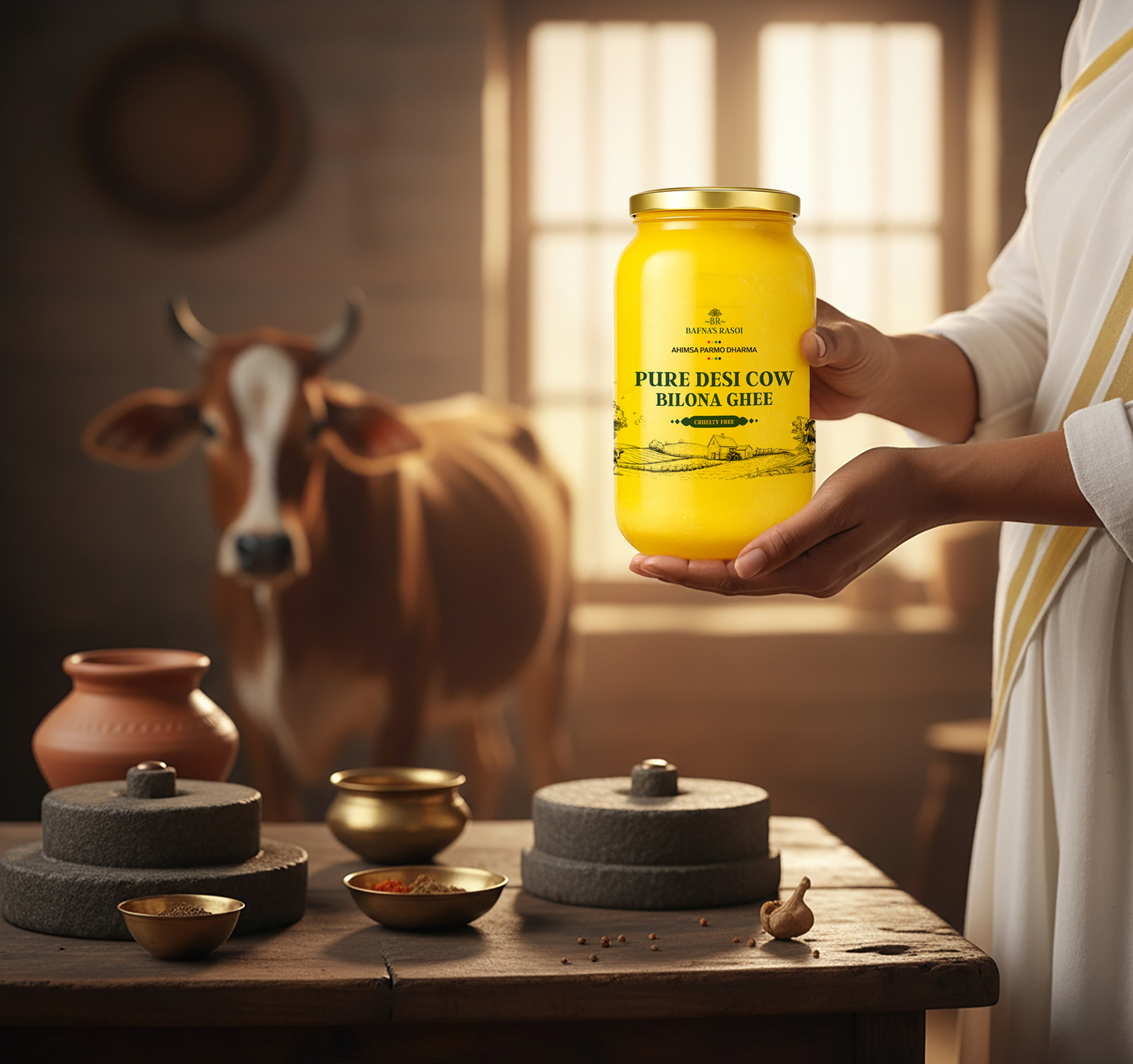 Pure Desi Cow Bilona Ghee